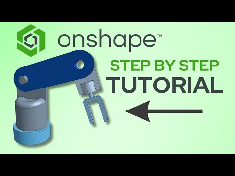 Onshape Robot Arm Tutorial | Layout Sketch to Full Assembly in 20 Minutes!