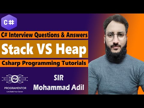 Stack VS Heap | C# Interview Questions And Answers | Stack And Heap | Csharp | C# (Hindi/Urdu)