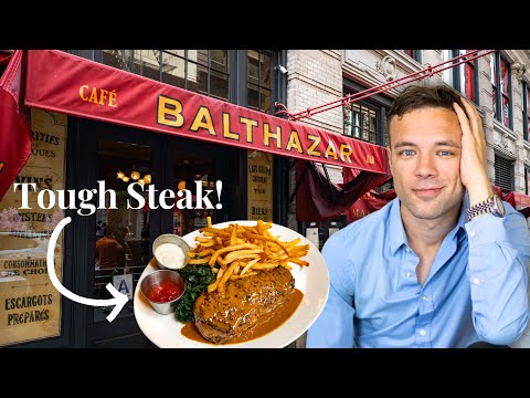 Eating at Balthazar. Is NYC’s Most Iconic French Brasserie OVERRATED? There were Issues!
