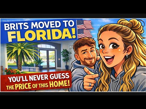 We Moved From the UK to Florida 🇬🇧➡️🇺🇸 | You’ll NEVER Guess the Price of This Home