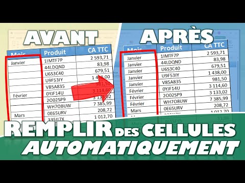 Comment remplir automatiquement des cellules d'un tableau Excel avec la complétion automatique