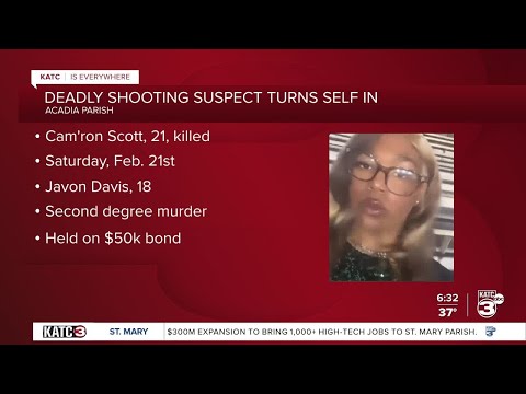 Shooting suspect turns self in