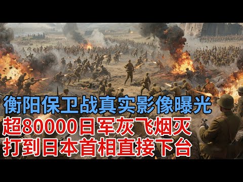 衡阳保卫战到底多惨烈？真实影像曝光，超80000日军灰飞烟灭，打到日本首相直接下台【解密】