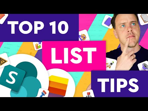 SharePoint Tutorial - Top 10 things you must do today to create an amazing list user experience