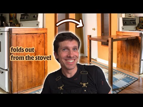 DIY Folding Table for kitchen prep!