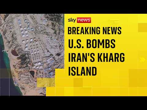 US 'obliterates' military targets on Kharg Island, says Trump