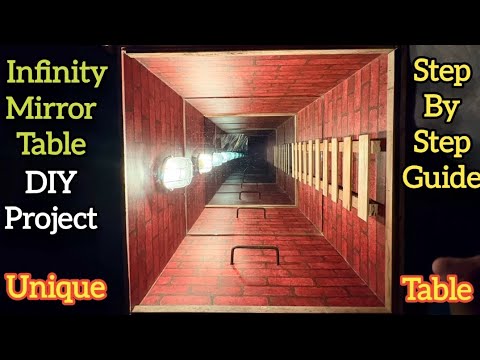 DIY Infinity Mirror Table: Create a Mesmerizing Optical Illusion!
