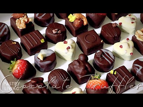 1 Ganache ▶︎ Many designs | Homemade Chocolate Truffles 🎁