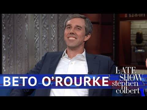 Beto O'Rourke Gets Debate Prep From Stephen Colbert