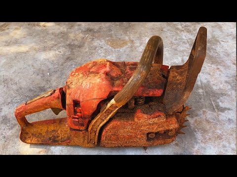 The Company Went Bankrupt Because I Restore Abandoned Rusty the HUSQVARNA 353 Better Than New