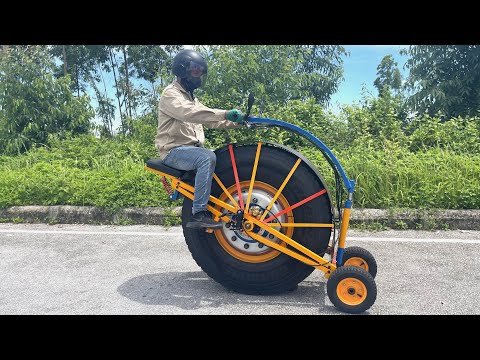 Build Awesome Trike Use  Truck Wheel And High Power Engine 300cc