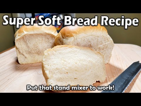 Super Soft Homemade Bread Stand Mixer