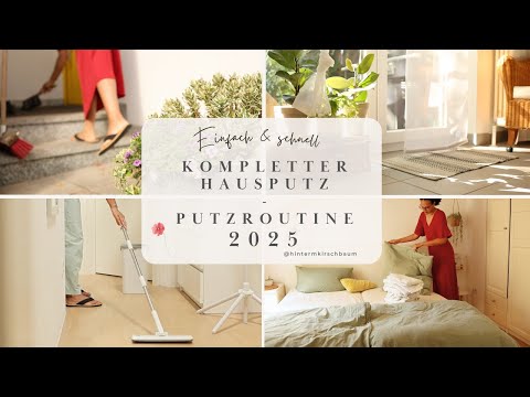 🧹Kompletter HAUSPUTZ in 5 Tagen - so funktionierts | EINFACHE wöchentliche PUTZROUTINE