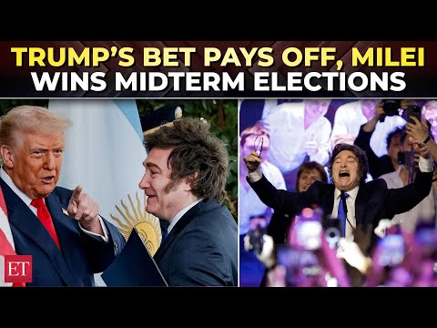 Argentine Midterm Elections: Javier Milei's party wins big in lower house vote after Trump's bailout