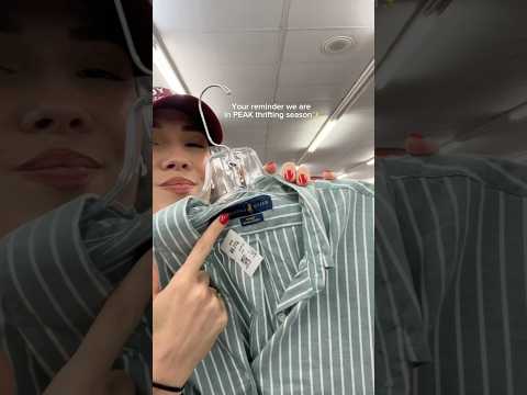 Peak thrifting season hits different 🔥 #thrifting #thrifthaul #thriftwithme