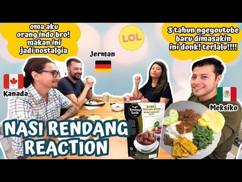YANG SATU PROTES, YANG SATU JADI KEINGAT ALM NENEKNYA ORANG INDO GARA-GARA DIMASAKIN NASI RENDANG!