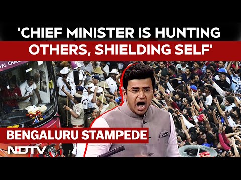 Tejasvi Surya On Bengaluru Stampede: 'Chief Minister Is Hunting Others, Shielding Self'