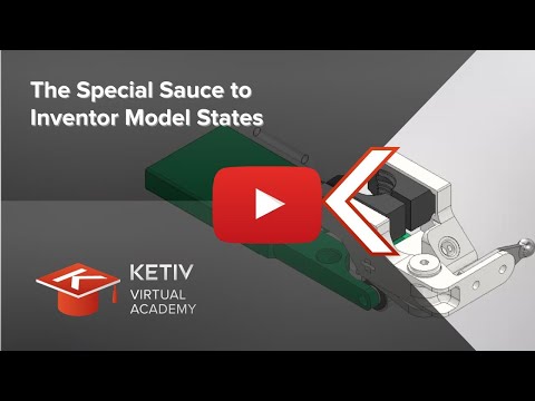The Special Sauce to Inventor Model States | KETIV Virtual Academy
