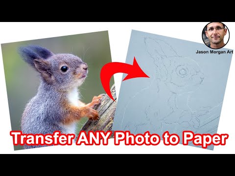 Transfer a Photo to Paper - The FASTEST and EASIEST way I know to Transfer ANY image to paper