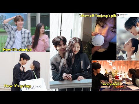 Hwang Inyeop manifested this collab with Kim Yoojung and can’t believe they actually pulled it off😭