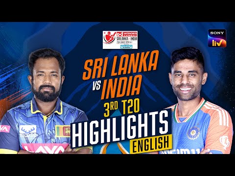 3rd T20 | English | Highlights | India Tour Of Sri Lanka | 30th July 2024