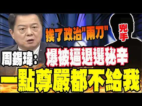 【全程字幕】馬辦風暴是歷史重演? 周錫瑋爆當年被逼退選秘辛: 國民黨內有群自私自利的人才衰敗至今