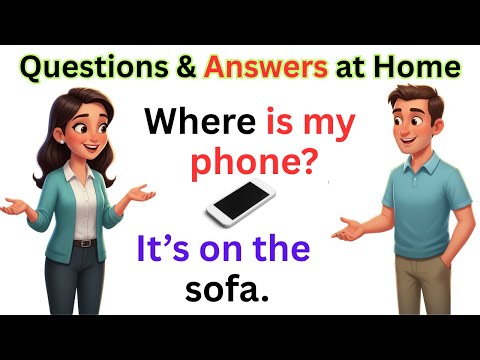 Questions & Answers at Home | Easy English Conversation Practice | English Podcast | Speak English