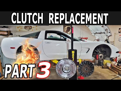 C5 Corvette Clutch Replacement Pt. 3 (LS7 Clutch GOING IN!)