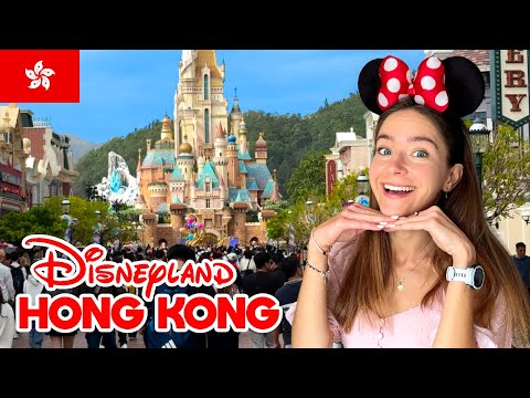 FIRST TIME at HONG KONG DISNEYLAND! 🇭🇰 (not what we expected)