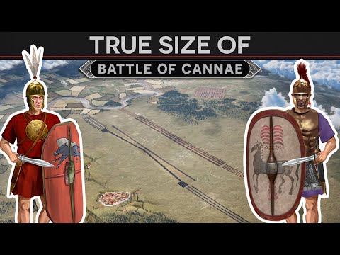 True Size of the Battle of Cannae [Part 1] 3D DOCUMENTARY