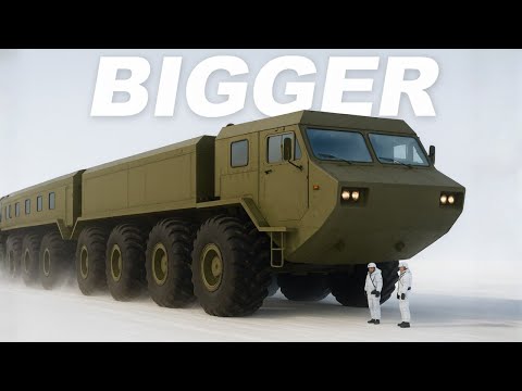 The 10 Biggest ARCTIC MILITARY Carriers That SWIM and CLIMB!