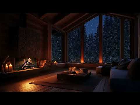 Serene Snowfall | Relaxing Piano Melodies for Deep Sleep, Intense Study and Cozy Ambience