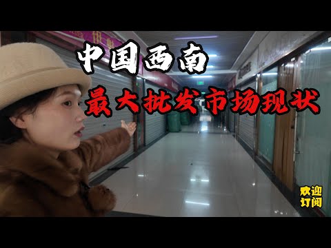 中国西南最大批发市场现状，经济丨零售丨 批发丨中国制造 The current situation of the largest wholesale market in Southwest China