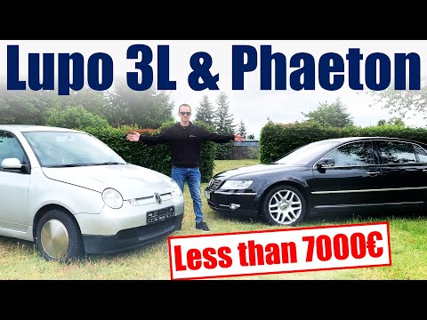 Piech's Tech Marvels for less than 7000€ TOGETHER! (VW Lupo 3L and VW Phaeton)