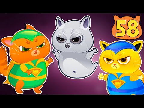 Суровый КОТИК БУБУ №58. Бубу и Игруля спасают Хвостика. Мультик ИГРА про котят на канале Хвостик ТВ