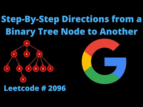 STEP-BY-STEP DIRECTIONS FROM A BINARY TREE NODE TO ANOTHER | PYTHON | LEETCODE # 2096