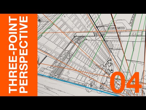 Perspective Drawing - 04: Three Point Perspective
