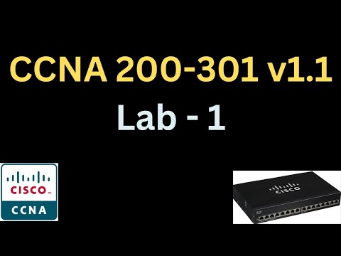 Free CCNA 200-301 v1.1 Lab 1 - How to use Packet Tracer?