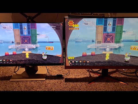 Comparing Updated Switch Games on Switch 2 Docked