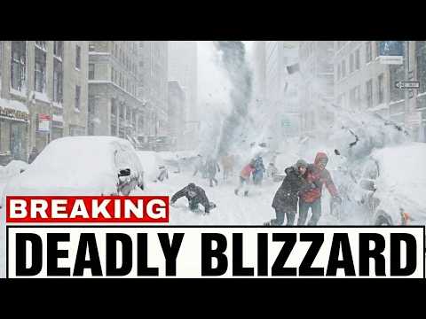 DEADLY Nor'easter Bomb Cyclone Is SLAMMING I-95 Corridor - HISTORICAL BLIZZARD