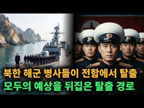 [탈북스토리] 북한 해군 병사들이 전함에서 탈출. 모두의 예상을 뒤집은 탈출 경로