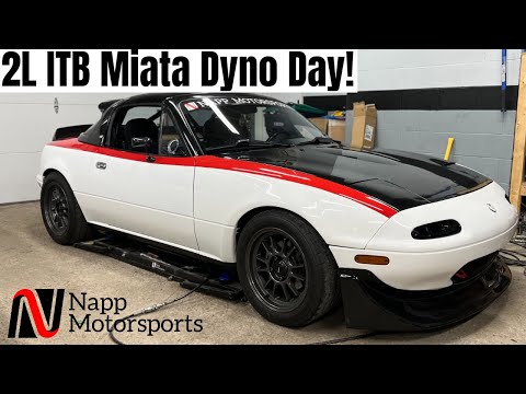 2L ITB Miata Hits the Dyno!