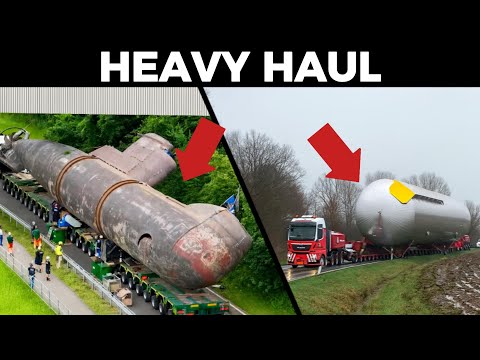 Top 10 Most Difficult Transport Jobs in the World | Transporting a 500-ton submarine on the road?