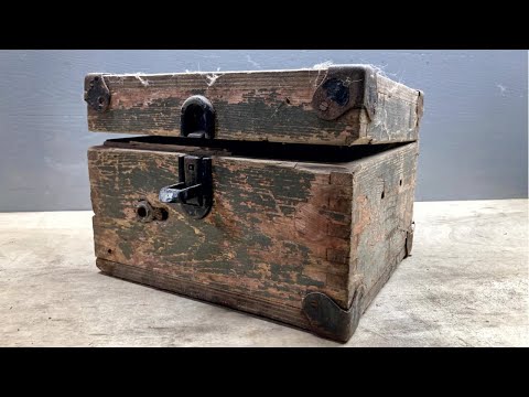 Old Rotten Wooden  Box Restoration