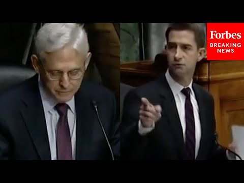 'You Specifically Said That!': Tom Cotton Relentlessly Hammers Attorney General Merrick Garland