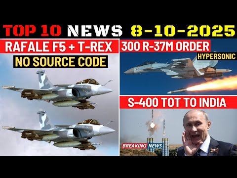 Indian Defence Updates : Rafale F5 T-REX Offer,300 R37M Hypersonic Order,S400 Tech Transfer to India