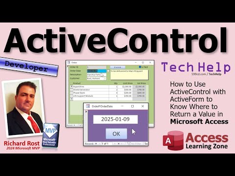 How to Use ActiveControl with ActiveForm to Know Where to Return a Value in Microsoft Access