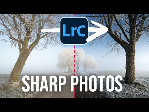 How to get SHARP & CLEAR Photos with LIGHTROOM Editing!
