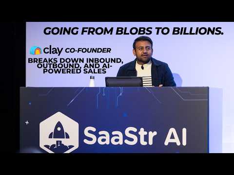 Going From Blobs to Billions. Clay's Co-Founder Breaks Down Inbound, Outbound, and AI-Powered Sales.