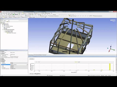 Beam and Shell Modeling with ANSYS Mechanical [Tutorial]